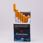 Open Pack of Canadian Classics Original cigarettes