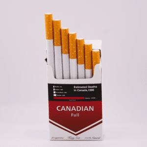 Open Pack of Canadian Full cigarettes