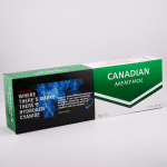 Full carton with 10 packs of Canadian Menthol cigarettes