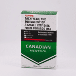 Pack of Canadian Menthol cigarettes