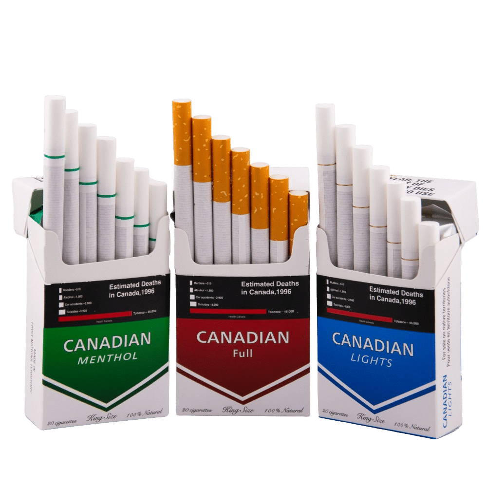 3 packs of Canadian cigarettes