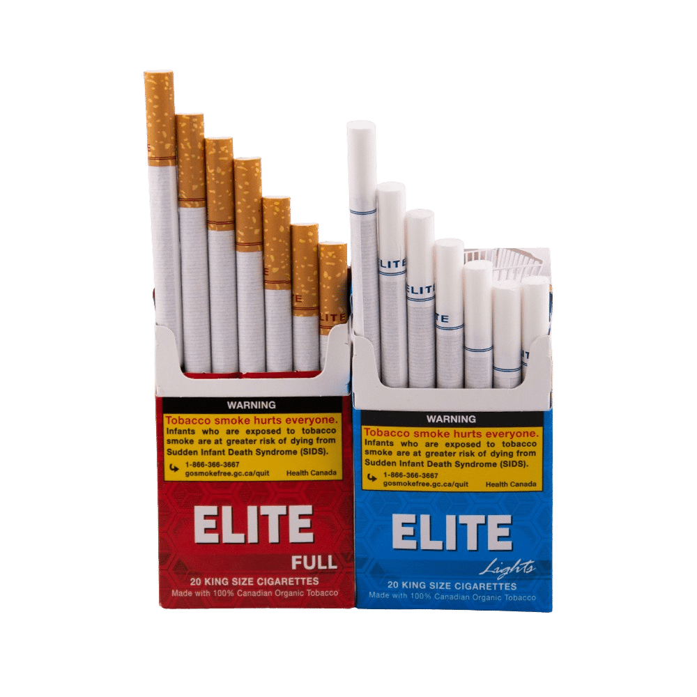 2 packs of Elite cigarettes